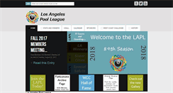 Desktop Screenshot of lapl8ball.com